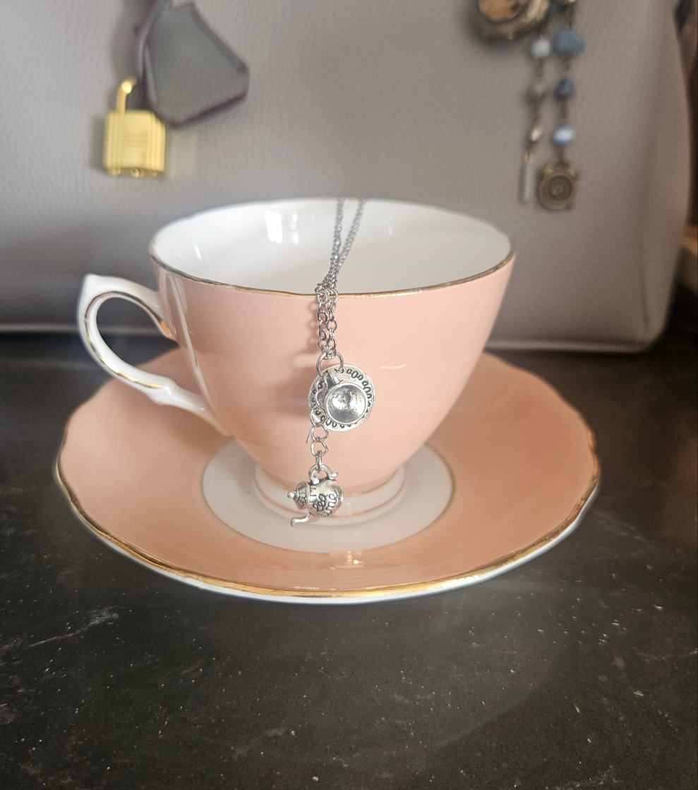 Tea party necklace