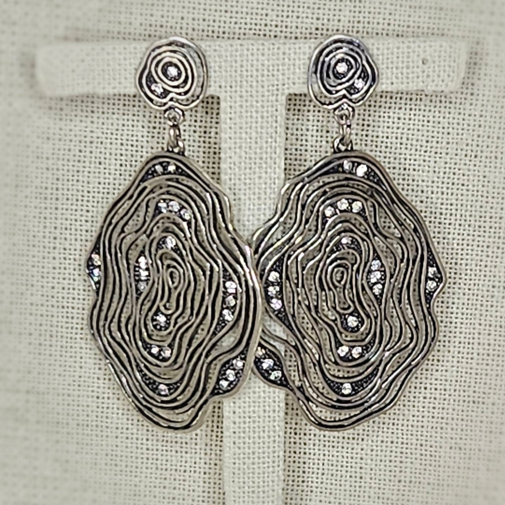 Silver Statement Earrings