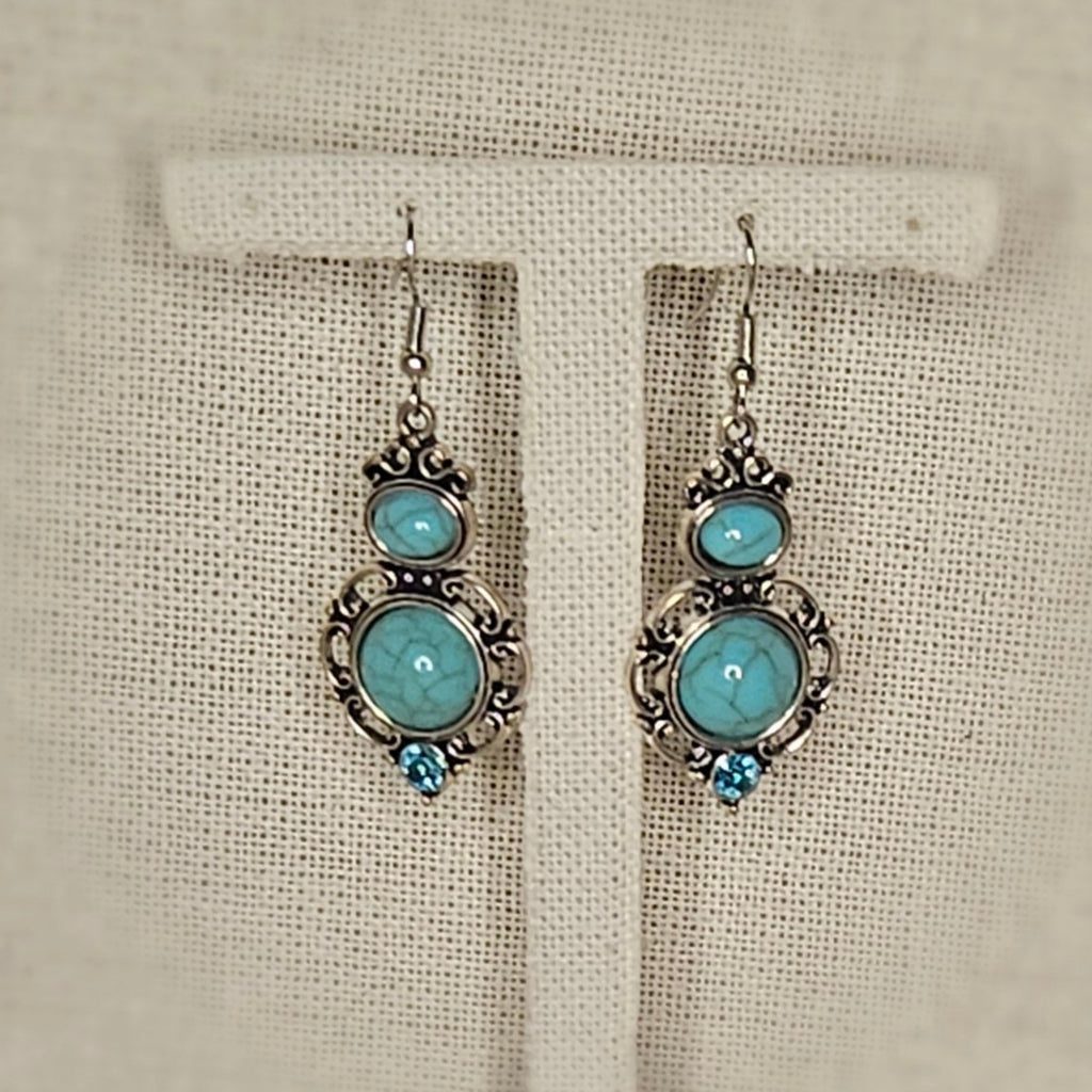 Turquoise drop earrings