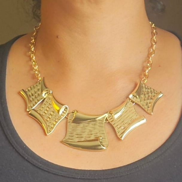Golden Statement Necklace