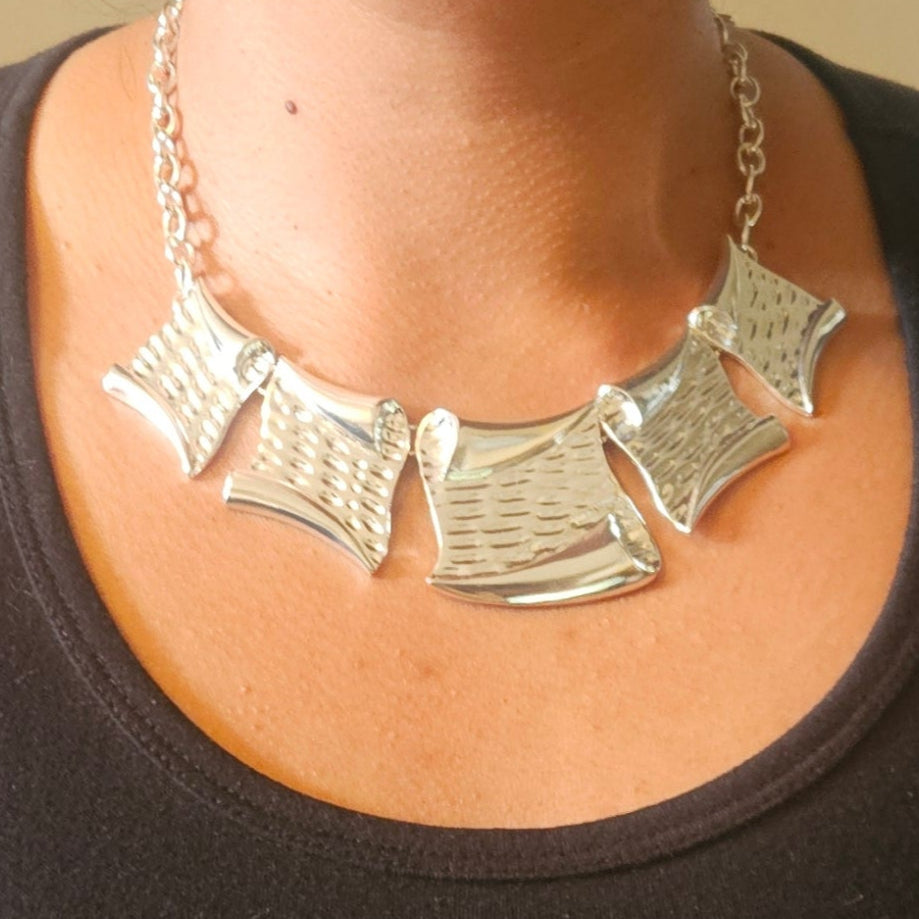 Silver Statement Necklace