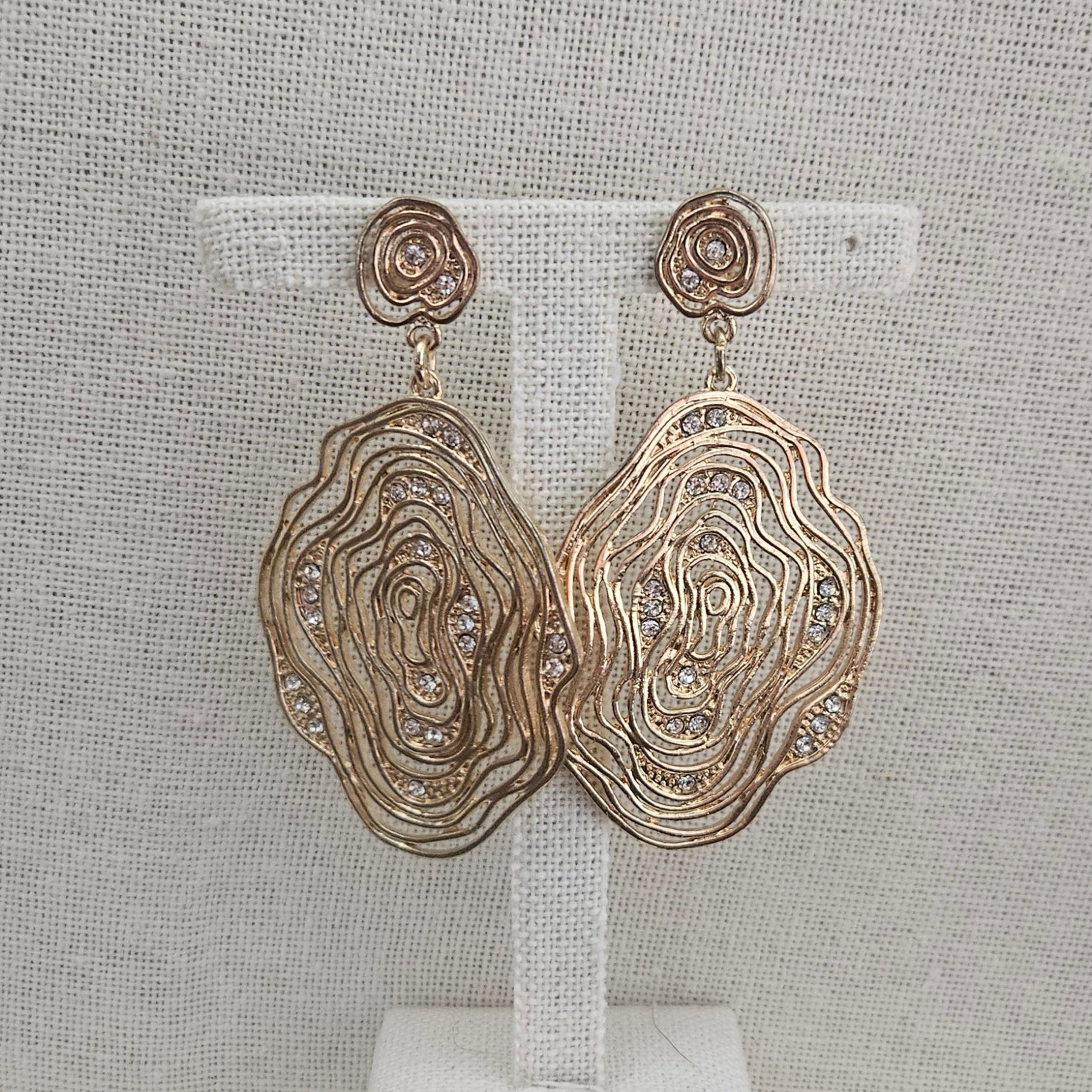 Gold Statement Earrings