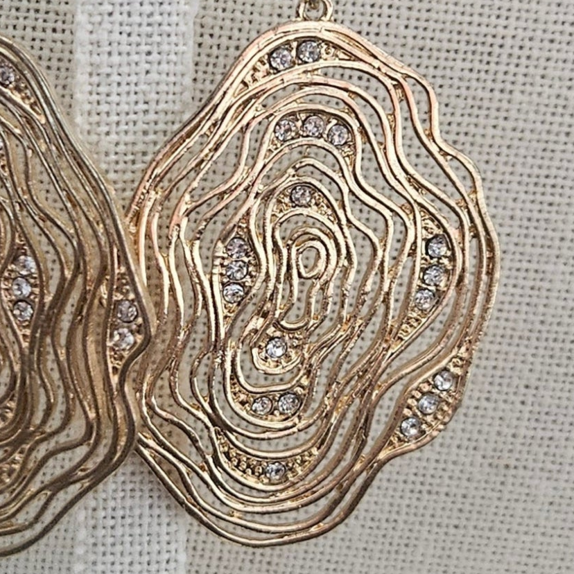 Gold Statement Earrings