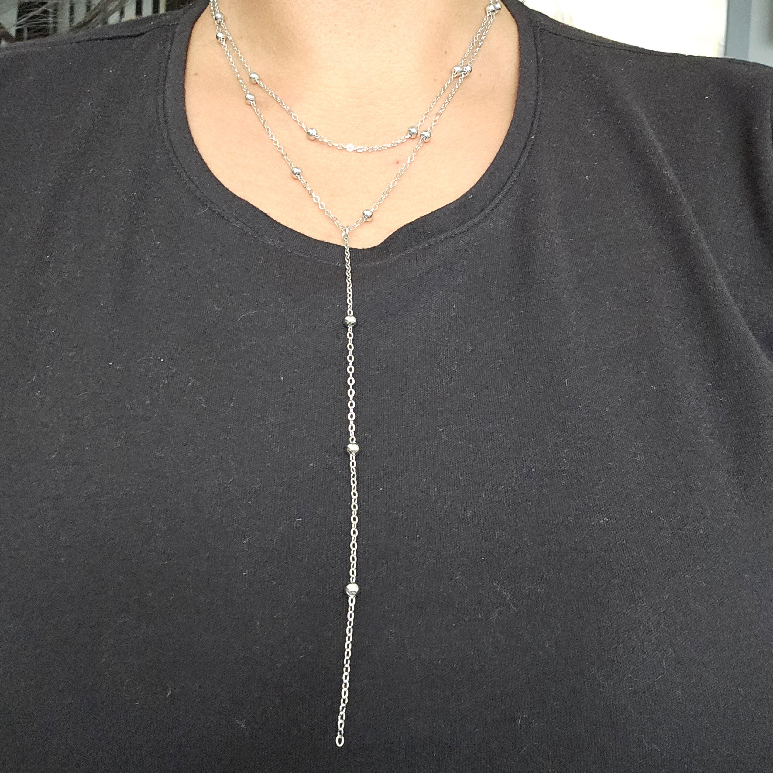 Layered Silver Necklace