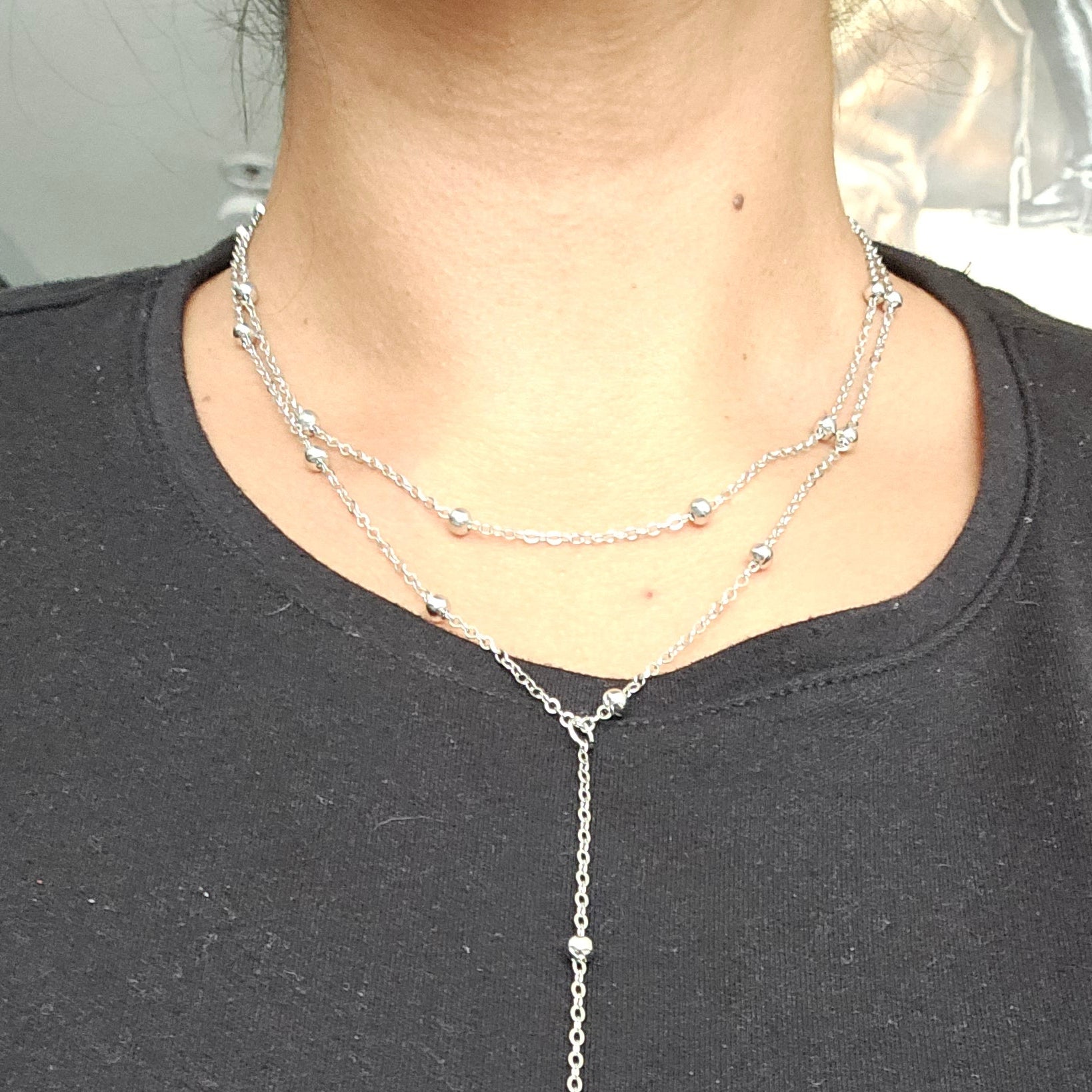 Layered Silver Necklace