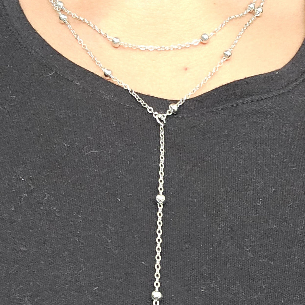 Layered Silver Necklace
