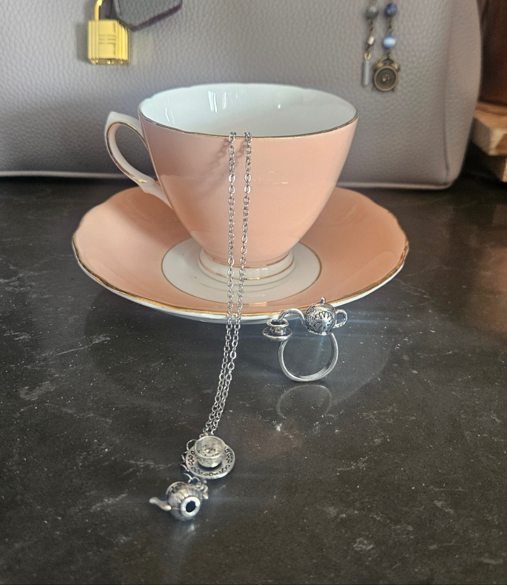 Tea party necklace