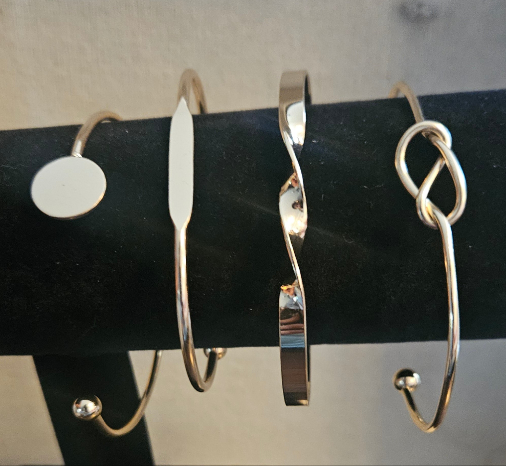 Gold bangles - build your own stack